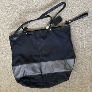 Coach Signature Black Tote Bag